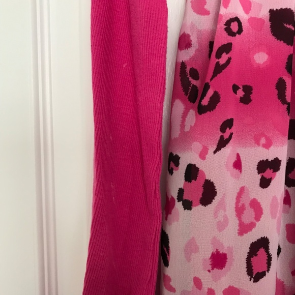 Vintage 725 Originals Girls M Size 10/12 Button Ruffle Hem Stripe Cheetah Print - Picture 8 of 11